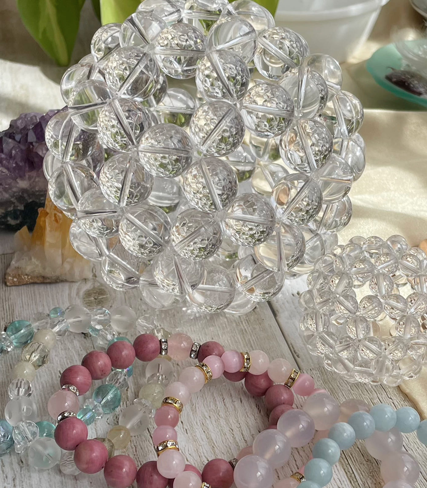 神聖幾何学フラーレン水晶販売中